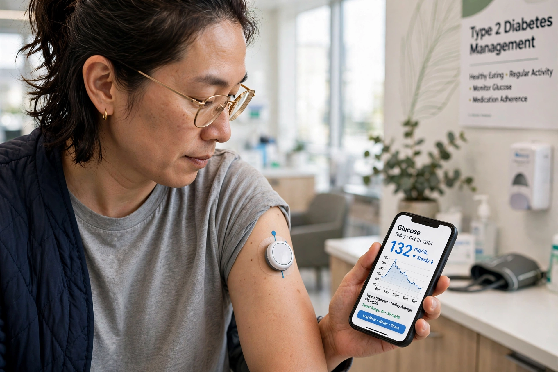Medical researcher examining samples for a cancer vaccine study